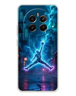 Чохол для Realme 13 4G з картинкою «Jordan Gold Jumpman»