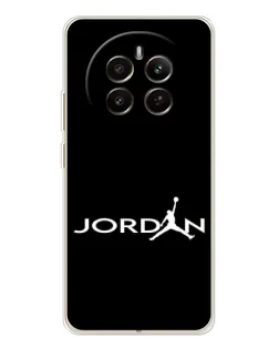 Чохол для Realme 13 4G з картинкою «Jordan White Logo»