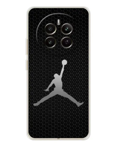 Чехол для Realme 13 4G с картинкой «Jordan Dark Carbon»