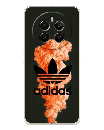 Чехол для Realme 13 4G с картинкой «Оранжевый дым Adidas» Чехол для Realme 13 4G с картинкой «Оранжевый дым Adidas»
