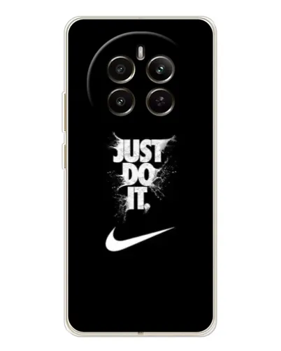 Чехол для Realme 13 4G с картинкой «Текстовый принт Nike»