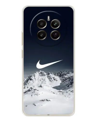 Чехол для Realme 13 4G с картинкой «Nike — зимние горы»