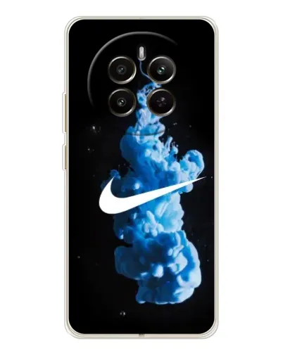 Чехол для Realme 13 4G с картинкой «Nike и синий дым»