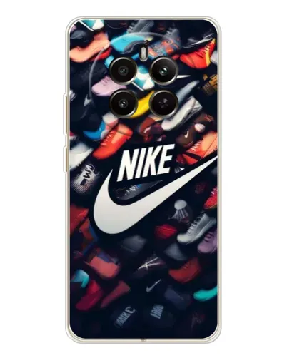 Чехол для Realme 13 4G с картинкой «Коллекция кроссовок Nike»