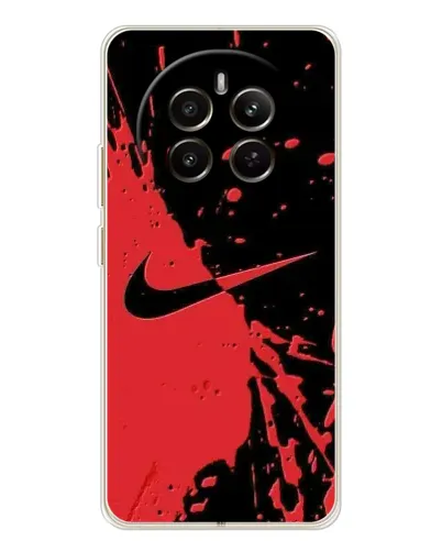 Чехол для Realme 13 4G с картинкой «Красные брызги Nike» Чехол для Realme 13 4G с картинкой «Красные брызги Nike»