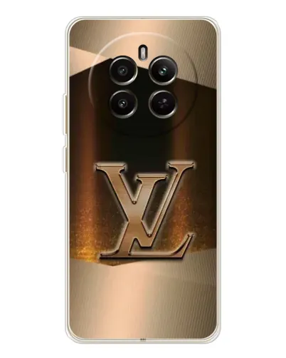 Чехол для Realme 13 4G с картинкой «LV — золотое сияние»