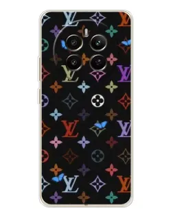 Чехол для Realme 13 4G с картинкой «Цветная монограмма LV»