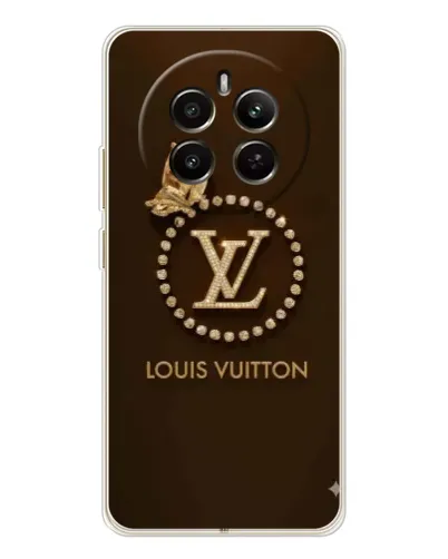 Чехол для Realme 13 4G с картинкой «LV — золотая печать»
