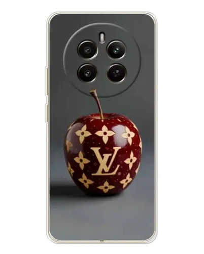 Чехол для Realme 13 4G с картинкой «Красное яблоко LV»