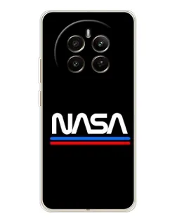 Чехол для Realme 13 4G с картинкой «NASA — классика Red Blue»