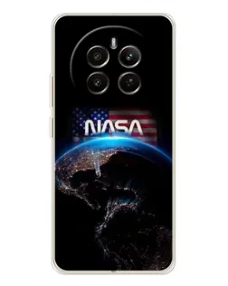 Чехол для Realme 13 4G с картинкой «Земля из космоса NASA»