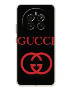 Чехол для Realme 13 4G с картинкой «Gucci — красный логотип»
