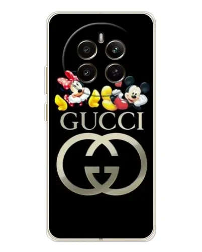Чехол для Realme 13 4G с картинкой «Gucci — герои Disney»