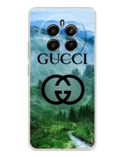 Чехол для Realme 13 4G с картинкой «Gucci — горный пейзаж»