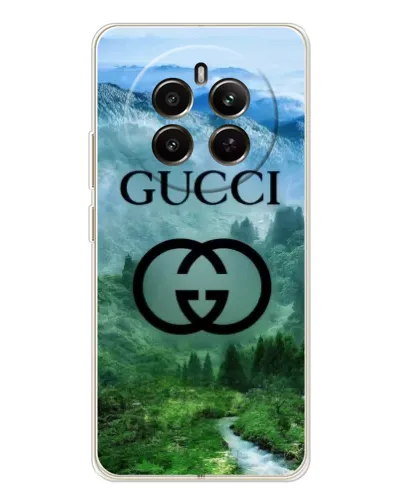 Чехол для Realme 13 4G с картинкой «Gucci — горный пейзаж»