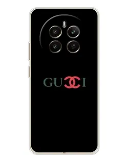 Чехол для Realme 13 4G с картинкой «Gucci — красный градиент»
