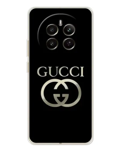 Чехол для Realme 13 4G с картинкой «Gucci — золото на черном» Чехол для Realme 13 4G с картинкой «Gucci — золото на черном»