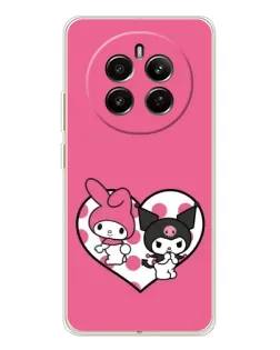 Чохол для Realme 13 4G з картинкою «Kuromi та My Melody»