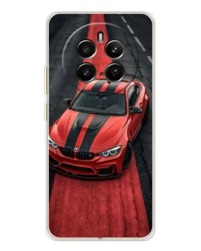 Чехол для Realme 13 4G с картинкой «BMW на красной дорожке» Чехол для Realme 13 4G с картинкой «BMW на красной дорожке»