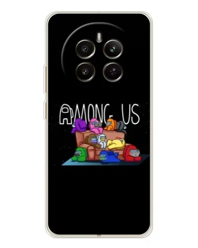 Чехол для Realme 13 4G с картинкой «Логотип Among Us»