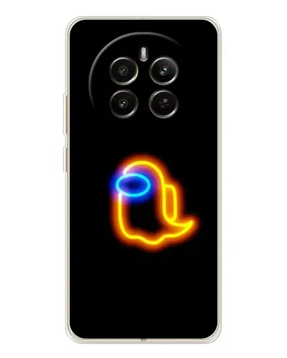 Чехол для Realme 13 4G с картинкой «Among Us неоновое сияние»