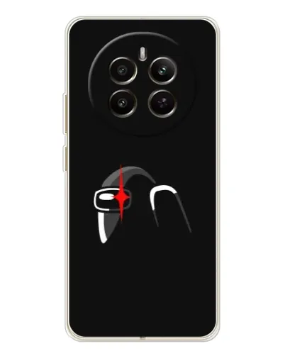 Чехол для Realme 13 4G с картинкой «Among Us шлем»