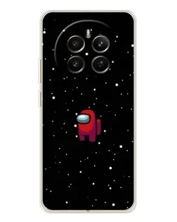 Чехол для Realme 13 4G с картинкой «Красный Among Us»