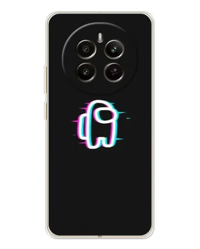 Чехол для Realme 13 4G с картинкой «Among Us неон»