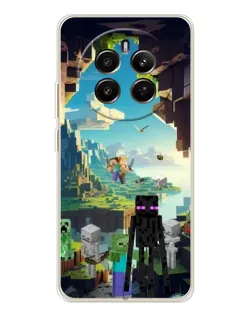 Чохол для Realme 13 4G з картинкою «Ендермен у лісі»