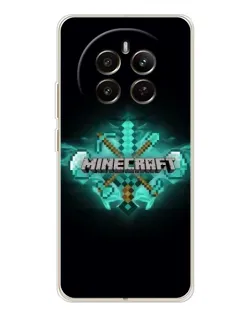 Чохол для Realme 13 4G з картинкою «Minecraft Diamond лого»