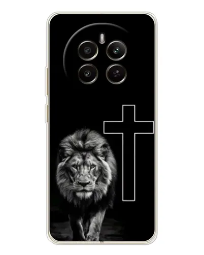 Чехол для Realme 13 4G с картинкой «Лев и Крест»