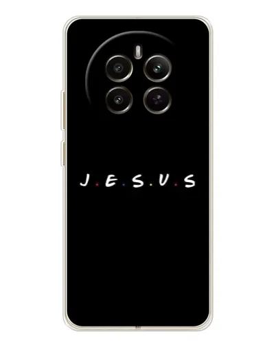 Чехол для Realme 13 4G с картинкой «Точки веры J.E.S.U.S.»