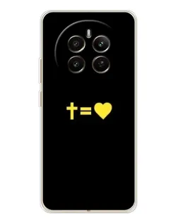 Чехол для Realme 13 4G с картинкой «Сердце и Крест»