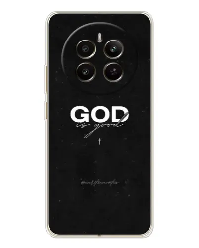 Чехол для Realme 13 4G с картинкой «GOD — Бог над всем»