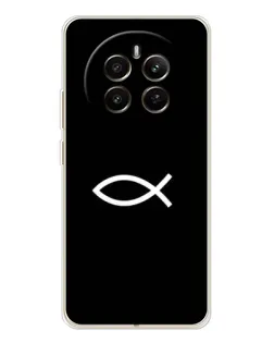 Чехол для Realme 13 4G с картинкой «Символ рыбы Jesus»