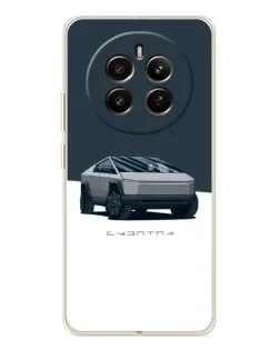 Чохол для Realme 13 4G з картинкою «Сріблястий Cybertruck Tesla» Чохол для Realme 13 4G з картинкою «Сріблястий Cybertruck Tesla»