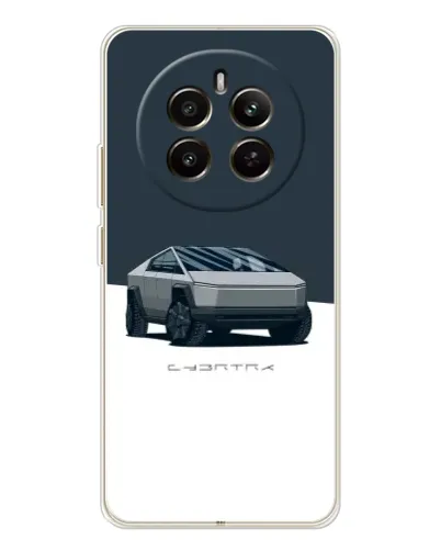 Чехол для Realme 13 4G с картинкой «Серебристый Cybertruck Tesla» Чехол для Realme 13 4G с картинкой «Серебристый Cybertruck Tesla»