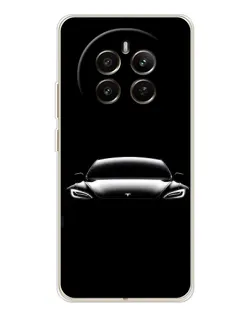 Чохол для Realme 13 4G з картинкою «Фари Tesla Night» Чохол для Realme 13 4G з картинкою «Фари Tesla Night»