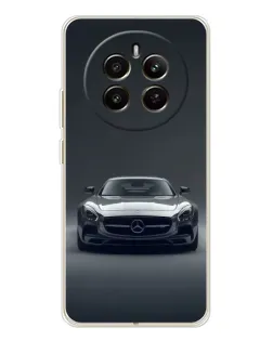 Чехол для Realme 13 4G с картинкой «Mercedes на черном»