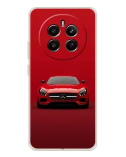 Чехол для Realme 13 4G с картинкой «Красный Mercedes AMG»