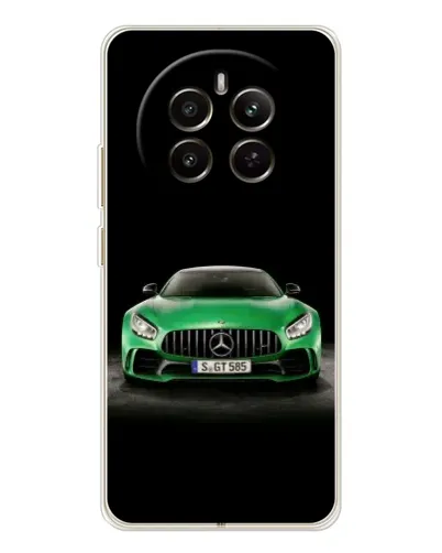 Чехол для Realme 13 4G с картинкой «Mercedes — неоновый лого»