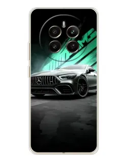 Чехол для Realme 13 4G с картинкой «Темный Mercedes AMG»
