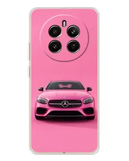 Чехол для Realme 13 4G с картинкой «Розовый Mercedes AMG» Чехол для Realme 13 4G с картинкой «Розовый Mercedes AMG»