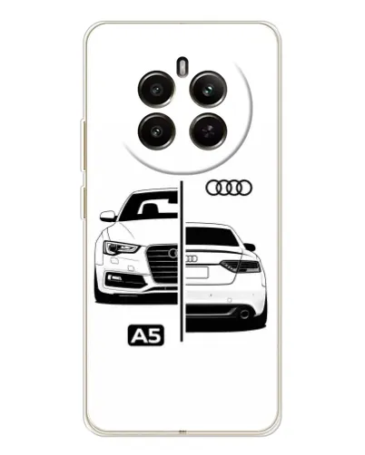 Чехол для Realme 13 4G с картинкой «Audi — контрастный дизайн»