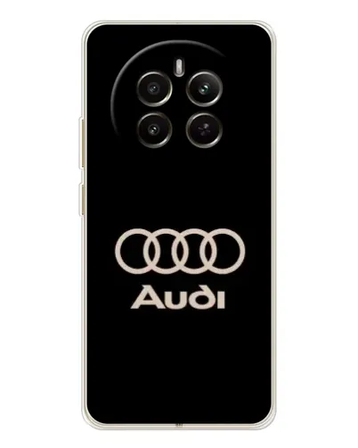 Чехол для Realme 13 4G с картинкой «Audi — золотой логотип»