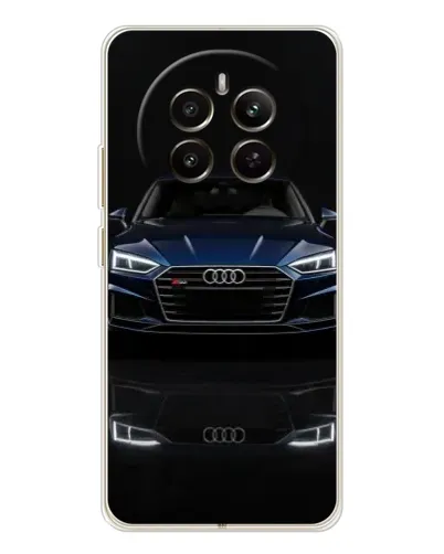 Чехол для Realme 13 4G с картинкой «Audi — ночное отражение»