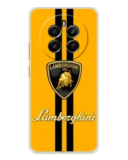 Чохол для Realme 13 4G з картинкою «Lamborghini Stripe жовтий»