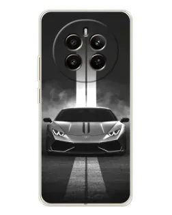 Чехол для Realme 13 4G с картинкой «Lamborghini симметрия дорог» Чехол для Realme 13 4G с картинкой «Lamborghini симметрия дорог»