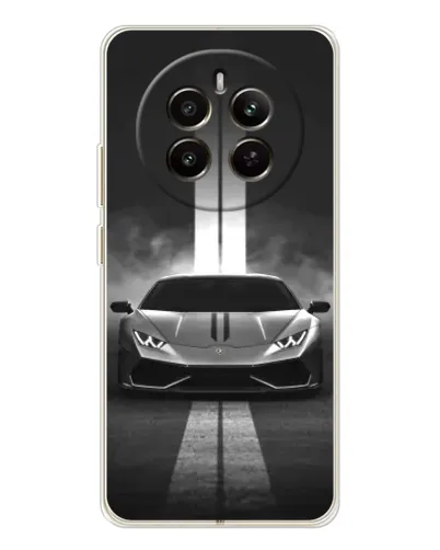 Чехол для Realme 13 4G с картинкой «Lamborghini симметрия дорог» Чехол для Realme 13 4G с картинкой «Lamborghini симметрия дорог»