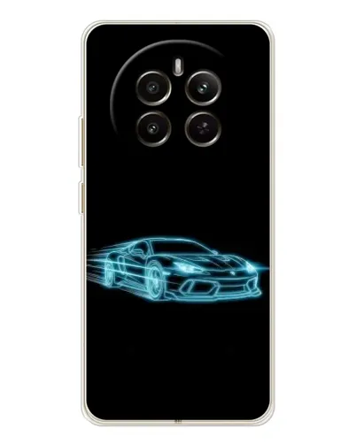 Чехол для Realme 13 4G с картинкой «Неоновый контур Lamborghini» Чехол для Realme 13 4G с картинкой «Неоновый контур Lamborghini»